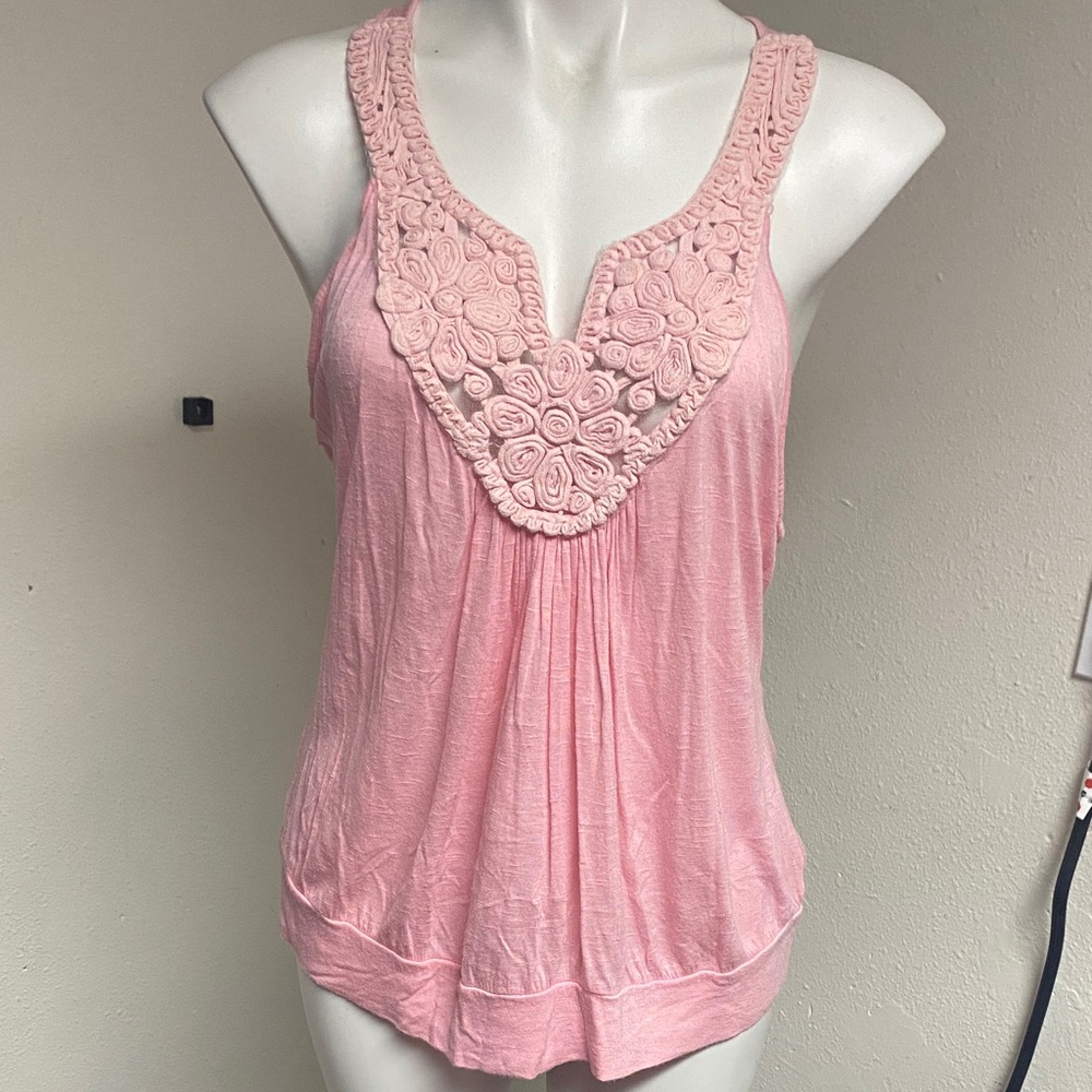 Annabelle Light Pink Floral Tank Top